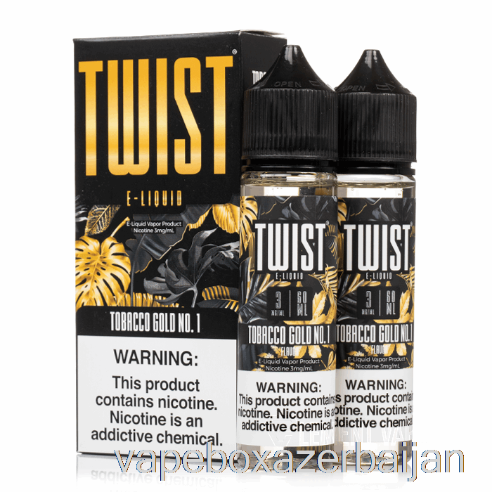 Vape Box Azerbaijan Tobacco Gold No. 1 - Twist E-Liquid - 120mL 12mg